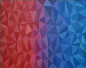 geometrijska kompozicija no 15., 2017 god., ulje na platnu, 80x100 cm.